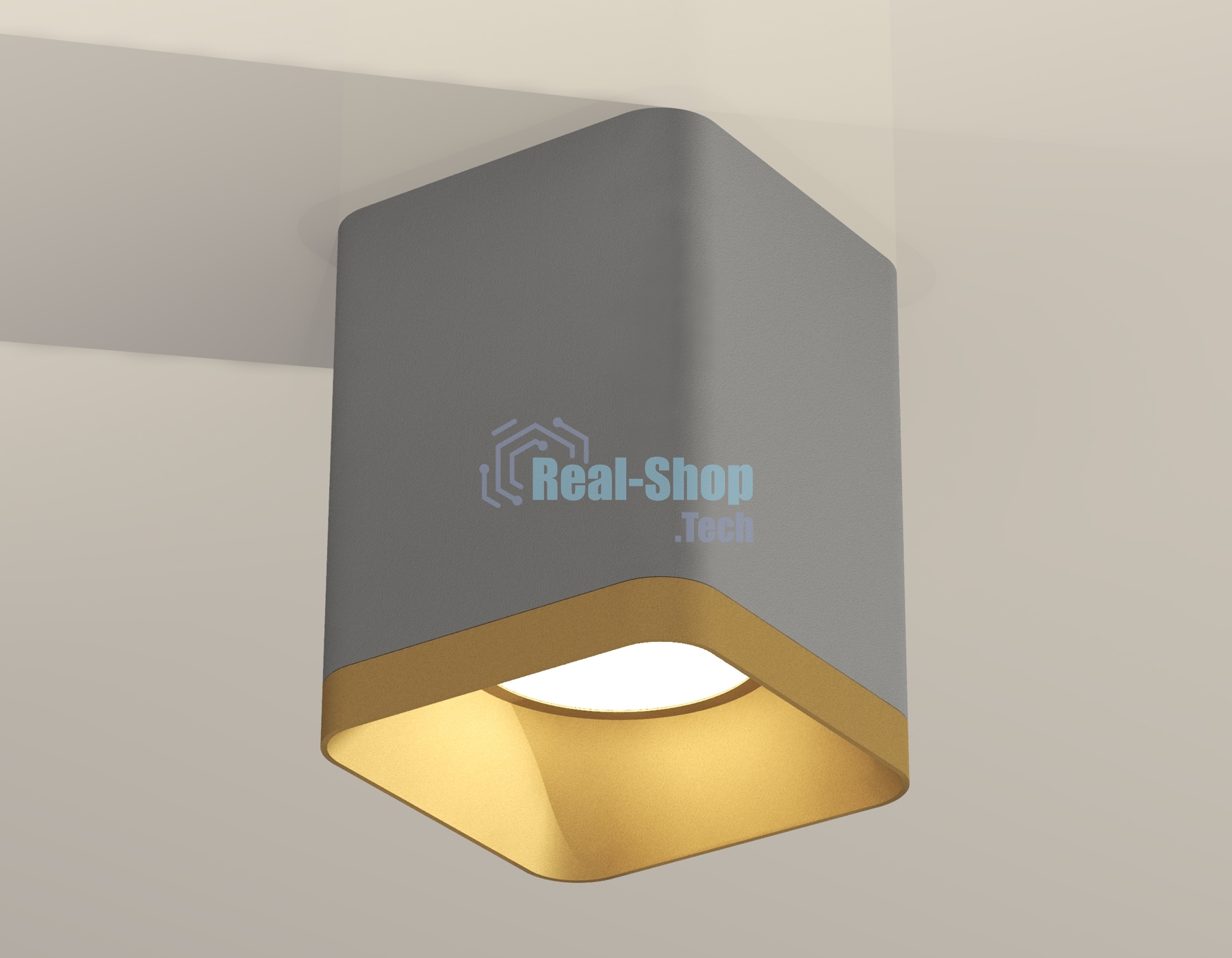Светильник Ambrella Light XS7814004 SGR/SGD серый песок/золото песок MR16 GU5.3 (C7814, N7704)