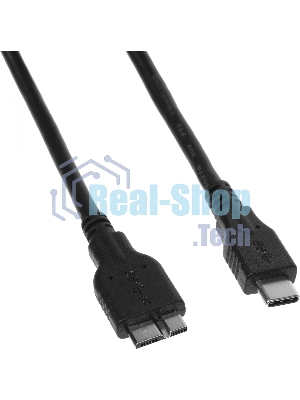 Кабель Buro USB Type-C (m) micro USB 3.0 B (m) 0.5м