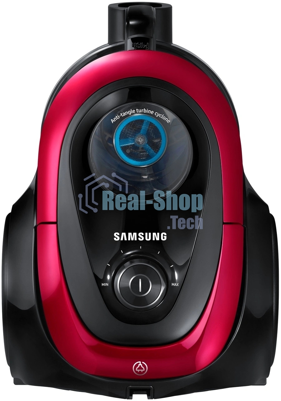 Пылесос Samsung VC18M21C0VR/EV красный/черный, 380/1800 Вт, уборка сухая, пылесборник контейнер 1.5 л
