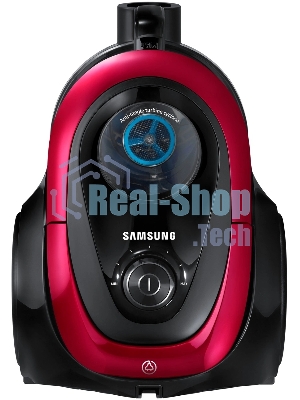 Пылесос Samsung VC18M21C0VR/EV красный/черный, 380/1800 Вт, уборка сухая, пылесборник контейнер 1.5 л