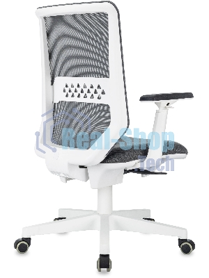 Кресло эргономичное Бюрократ MC-W611N серый TW SQU GR сетка/ткань крестов. пластик пластик белый