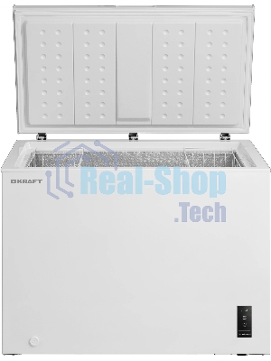 Морозильный ларь Kraft BD(W)-360BL белый, 345л