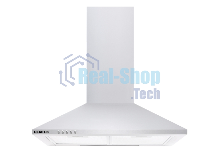 Вытяжка каминная Centek СТ-1820-60 белый, 60 см, 800 куб. м/ч, 55 дБ