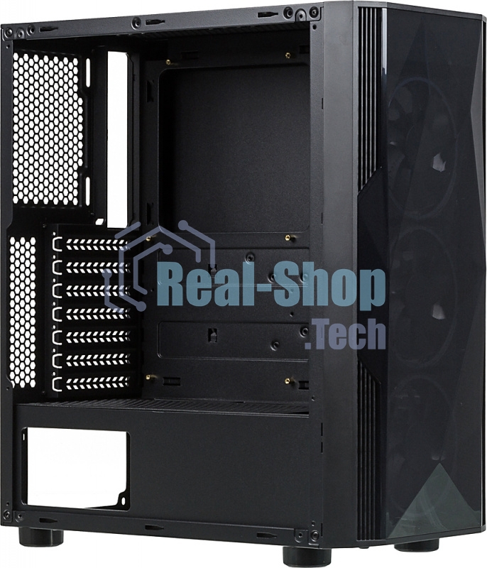 Компьютерный корпус Aerocool/Formula F-3401 (V1) черный без БП ATX 3x120мм 2xUSB 2.0 1xUSB 3.0 audio bott PSU
