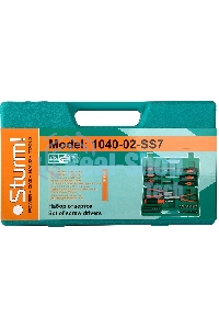 Набор отверток Sturm! 1040-02-SS7(ХРОМ-ВАНАДИЙ) и ГОЛОВОК (ВЫСОКОКА·чСТАЛЬ)