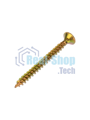 Саморез универсальный Kranz 3.5х40, желтый цинк, упаковка поставщика (12 000 шт.)