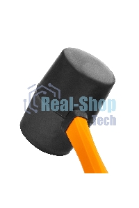 Киянка резиновая Sparta 450 г, черная резина, фибергласовая рукоятка