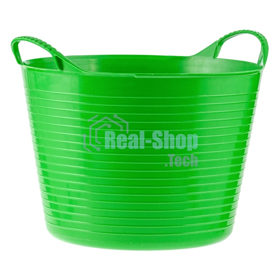 Ведро гибкое Сибртех сверхпрочное 14 л, зеленый