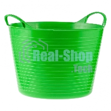 Ведро гибкое Сибртех сверхпрочное 14 л, зеленый