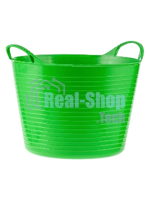 Ведро гибкое Сибртех сверхпрочное 14 л, зеленый