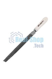 Напильник Сибртех, 250 мм, полукруглый, деревянная ручка