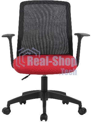 Кресло Cactus CS-MC222-BKRD черный, сетка