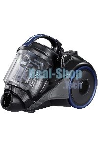 Пылесос Samsung VC15K4136HB/EV черный/синий, 390/1500 Вт, уборка сухая, пылесборник контейнер 1.3 л