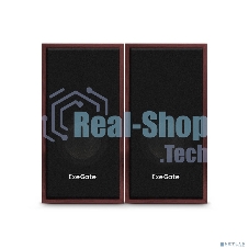 Акустическая система 2.0 ExeGate EX287059RUS Tango 314 (питание USB, 2х3Вт (12 Вт RMS), 80-20000Гц, темное дерево)