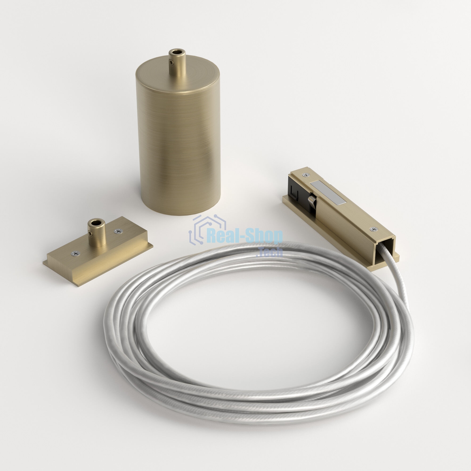 Brass Line Подвесной комплект для подключения трековой системы освещения к питанию (латунь) (боковой) 85009/00