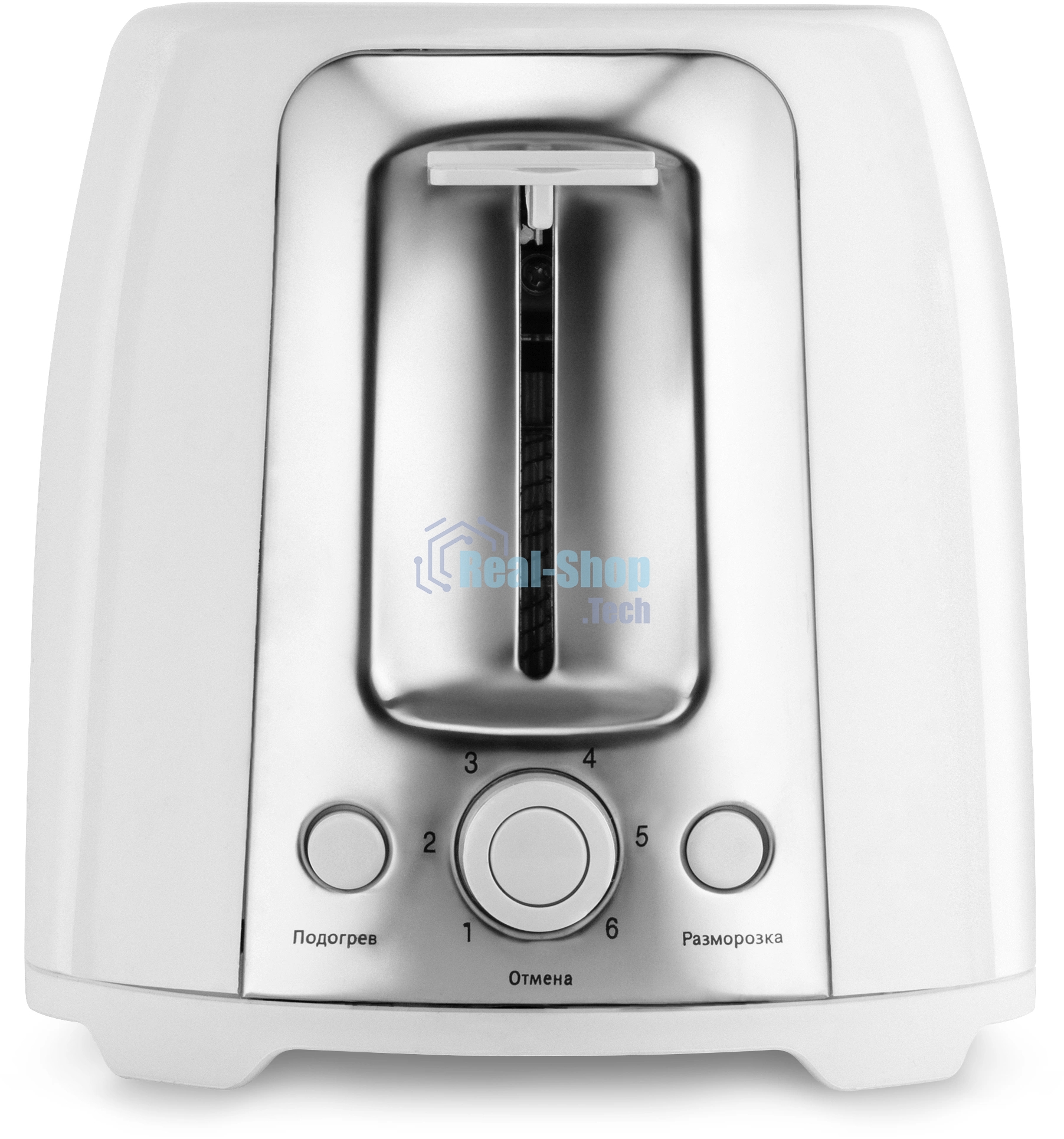 Тостер Vitek VT-1582 W белый, 750 Вт, 2 слота