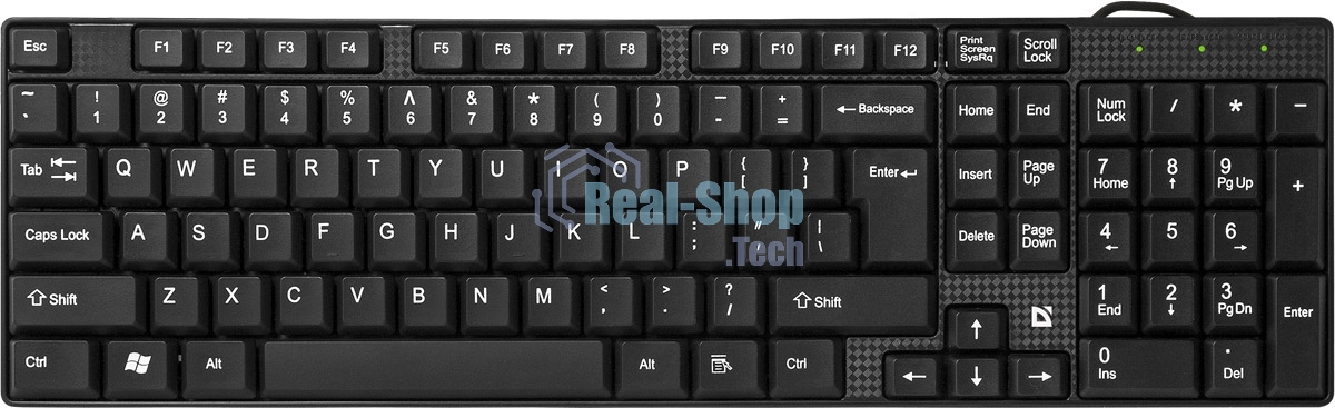 Клавиатура проводная Defender Accent SB-720, USB, черный