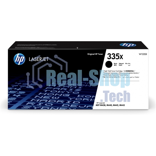 Картридж лазерный HP 335X черный для LaserJet MFP M438n/M442dn/M443nda 13 700 стр.
