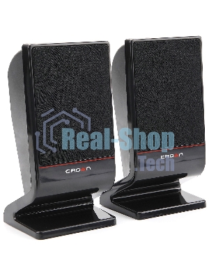 Акустическая система CROWN CMS-601 (USB, 6W; управление громкостью, разъем для наушников, кнопка включения, Длина кабеля между колонками 1м;Длина аудио-кабеля и питания 2м.)