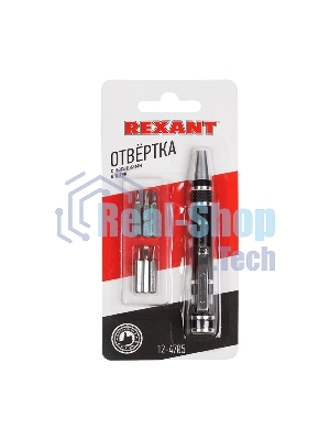 Отвертка с насадками 6 шт. Rexant