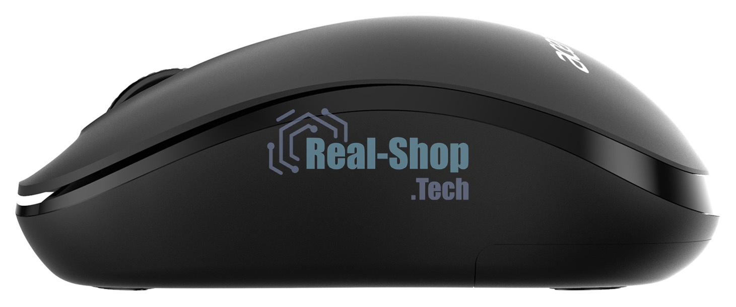Мышь беспроводная Acer OMR160 черный, 1200 dpi, радиоканал, USB, кнопки - 3