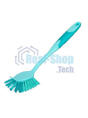 Щетка для посуды квадратная 68х37х275 мм, двухкомпонентная рукоятка Elfe