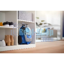 Пылесос Philips XB2022/01 темно-синий, 360/1800 Вт, уборка сухая, пылесборник контейнер 1.3 л