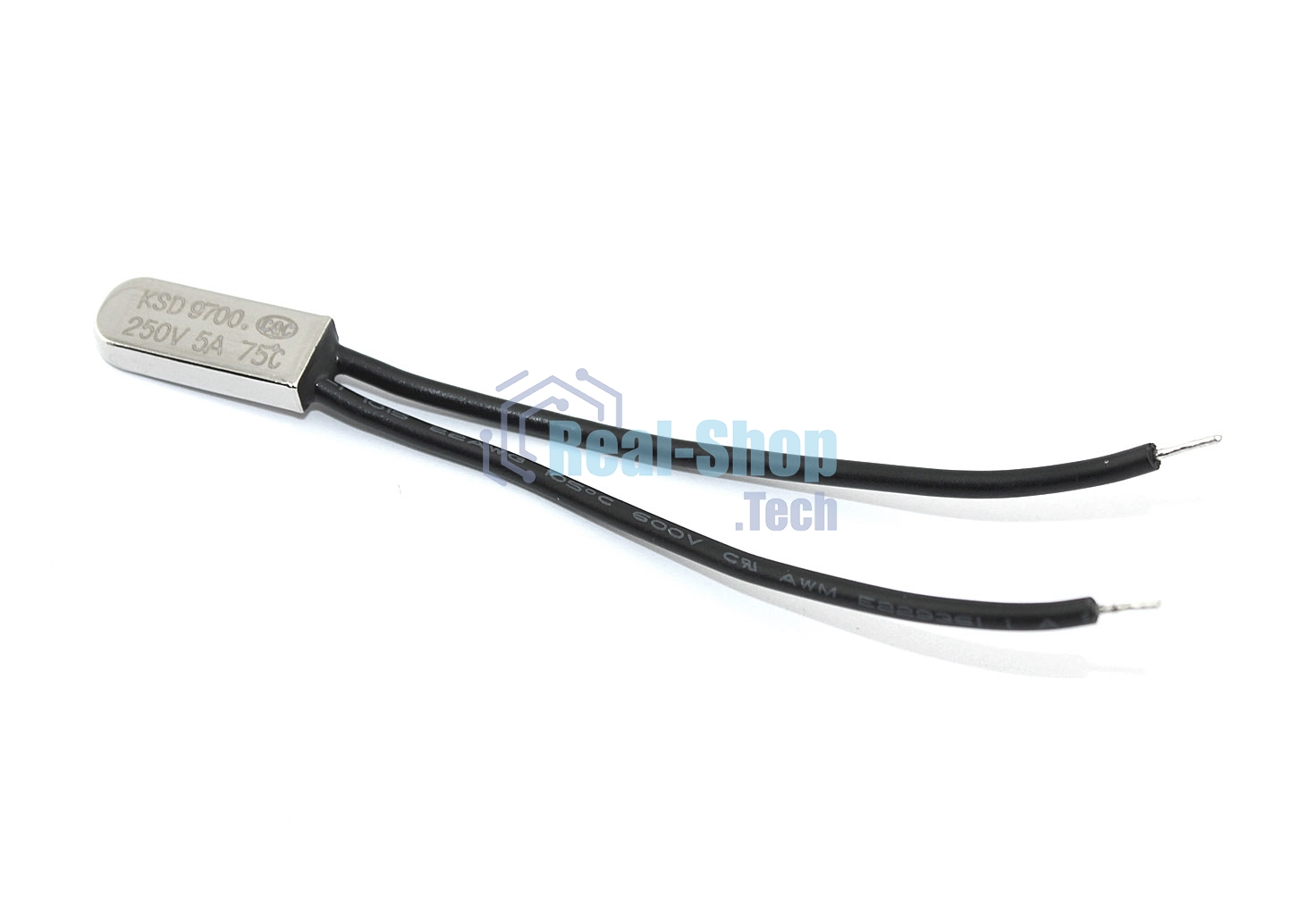 Термостат биметаллический KSD9700 5А/75 С нормально замкнутый