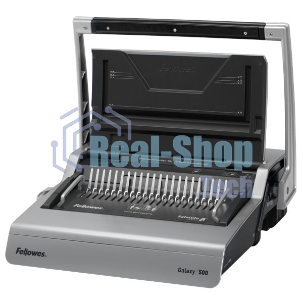 Переплетчик Fellowes GALAXY 500 A4/перф.25л.сшив./500/пластик.пруж. (6-50мм)