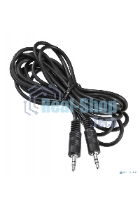 Кабель соединительный аудио Buro BAAC002-3 Jack 3.5 (m)/Jack 3.5 (m) 3м. черный BAAC002-3