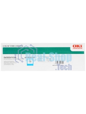 Картридж лазерный Oki C610 6K (cyan)