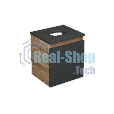 Тумба подвесная под раковину Bau Dream Blackwood 35, 1 ящик графит