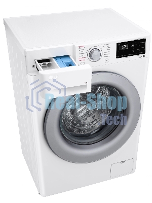Стиральная машина LG F2V3HS4W белый, загрузка фронтальная 7 кг, 1200 об/мин., класс: A