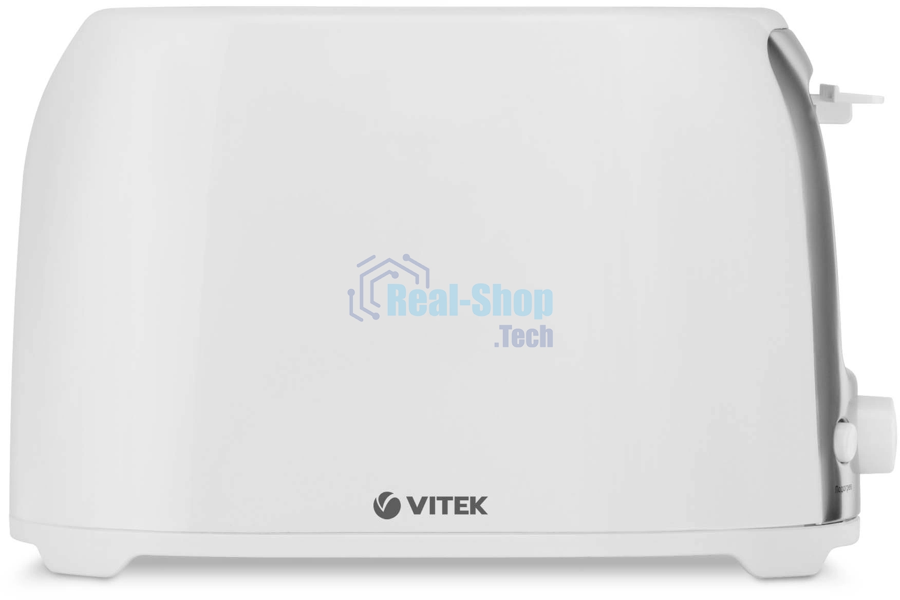 Тостер Vitek VT-1582 W белый, 750 Вт, 2 слота