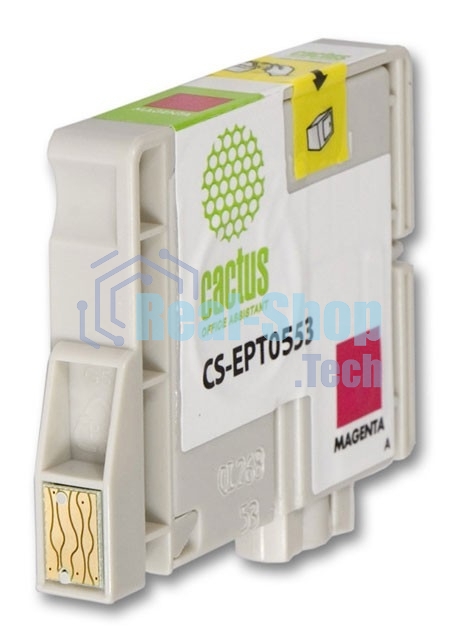 Картридж струйный Cactus CS-EPT0553 пурпурный (10 мл) для Epson Stylus RX520/Stylus Photo R240