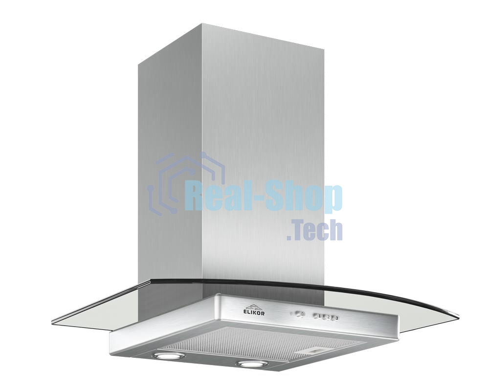 Вытяжка каминная Elikor Кристалл 60Н-430-К3Д нерж/тонир, 59 см, 430 куб. м/ч, 54 дБ