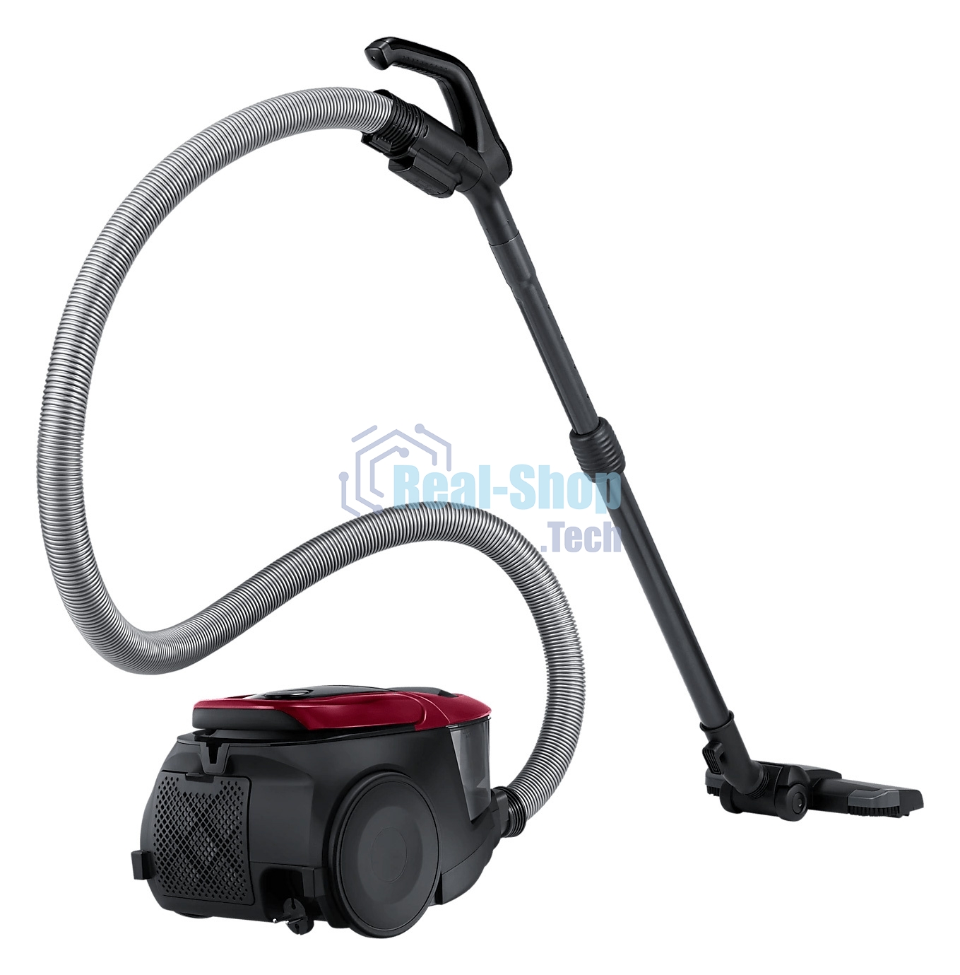 Пылесос Samsung VC18M31A0HP бордовый/черный, 380/1800 Вт, уборка сухая, пылесборник контейнер 2 л