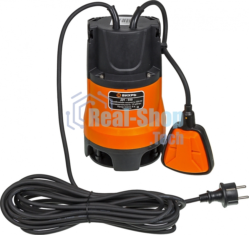 Насос дренажный Вихрь ДН-550 68/2/9