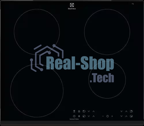 Индукционная варочная панель Electrolux CIR60430 на 4 конфорки, cтеклокерамика, мощность: 7350 Вт