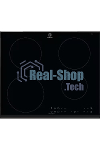 Индукционная варочная панель Electrolux CIR60430 на 4 конфорки, cтеклокерамика, мощность: 7350 Вт