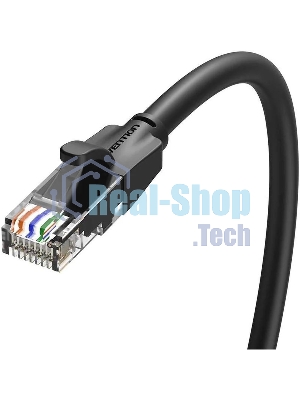 Патч-корд Vention прямой UTP cat.6, RJ45 - 8м. черный