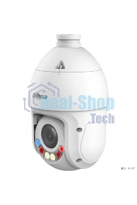 Уличная купольная PTZ IP-видеокамера Dahua DH-SD4E225Gb-HNR-A-PV1 TiOC с активным сдерживанием и ИИ 2Мп, 1/2.8” CMOS, моторизованный объектив 4.8~120мм (25x), видеоаналитика, ИК 100м, LED 50м, IP66