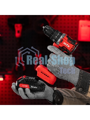 Дрель-шуруповерт MTX CIDS-BL-20, 20 В, 2 Ач, 60 Нм, бесщеточный, ударный