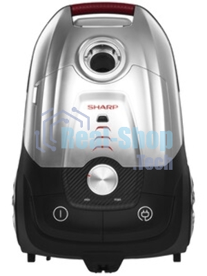 Пылесос Sharp ECJB19RS серебристый, 350/1900 Вт, уборка сухая, пылесборник мешок 2.3 л