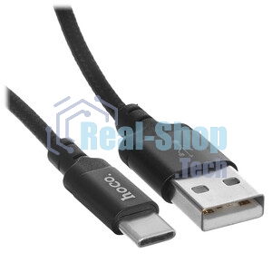 Кабель HOCO X14 USB 2.0, AM/Type-C M, черный, 1м