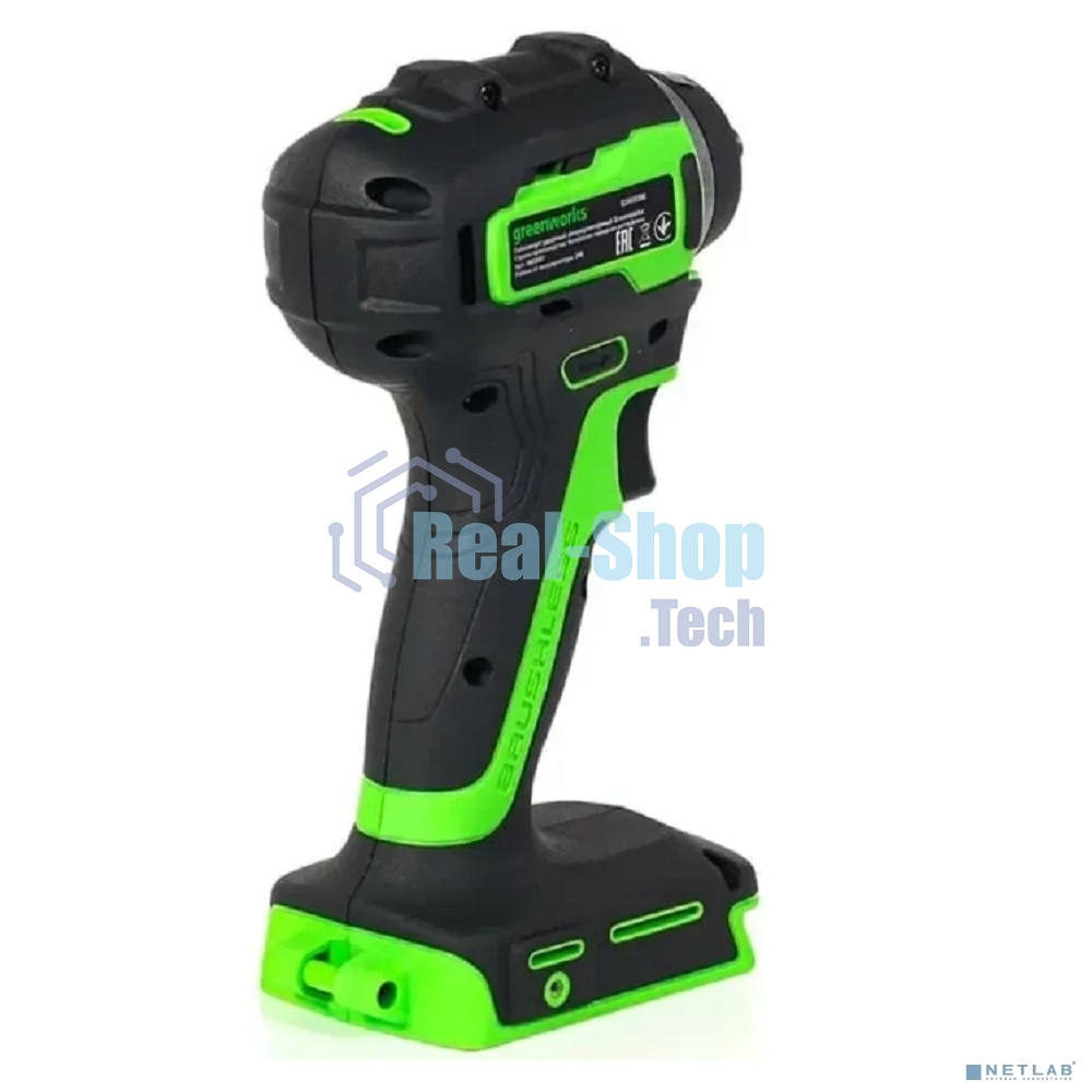 Гайковерт Greenworks G24IW200 аккум. патрон:квад.3/8