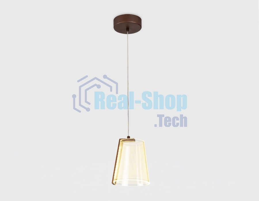 Подвесной светодиодный светильник AK4113 CF кофе 19W D150*980 (Без ПДУ)