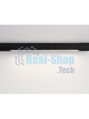 Управляемый светодиодный светильник для шинопровода Magnetic Ambrella light GL1292 BK черный IP20 24W 3000K-6400K 220V 120° 562*25*42 (Без ПДУ)