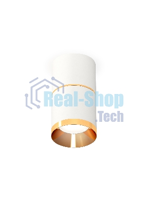 Светильник Ambrella Light XS7401201 SWH/PYG белый песок/золото желтое полированное MR16 GU5.3 (C7401, A2072, C7401, N7034)
