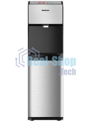 Кулер для воды Hotfrost V450ASM, нижняя загрузка, нагрев 90 °С, охлаждение 10 °С, черный/серебристый